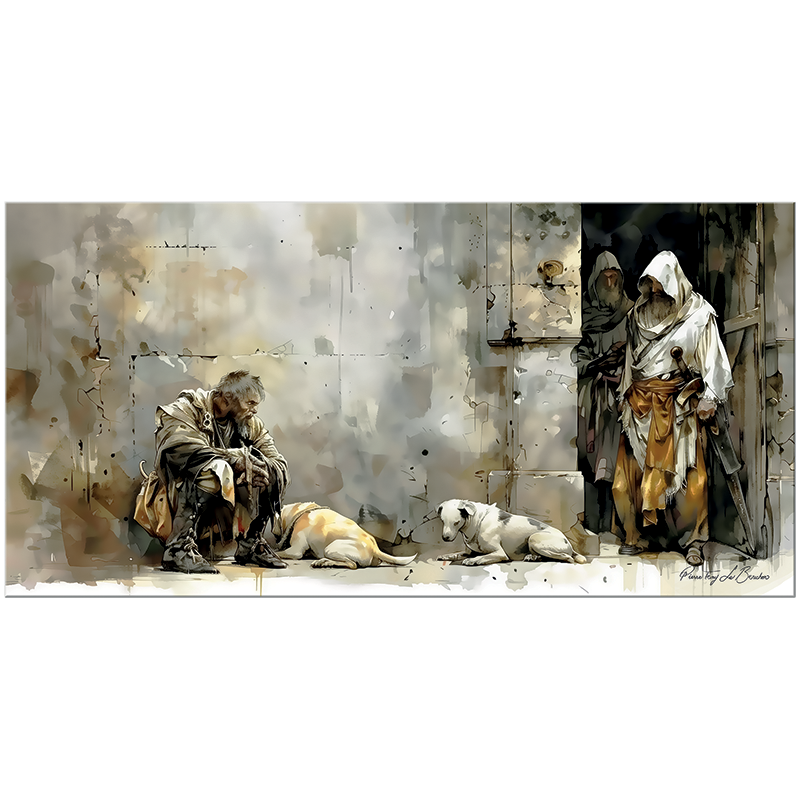 Parabole de l’homme riche et du Lazare — Pierre Tomy Le Boucher