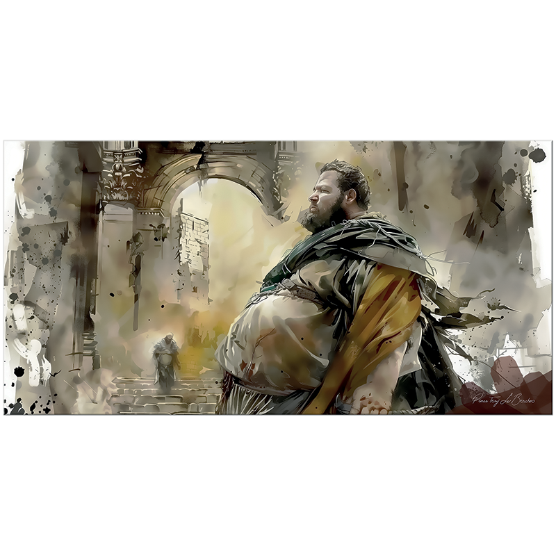 Parabole du pharisien et du publicain — Pierre Tomy Le Boucher