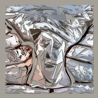 Peinture numérique sur toile du Chapiteau en ESJLA dans le cadre de l'exposition Comma