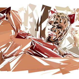 Peinture numérique sur toile de « Fetish » à la manière de l'éloge de l'approximation