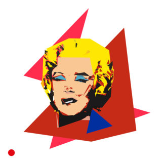 Appropriation et remake de Marilyn Monroe d'Andy Warhol