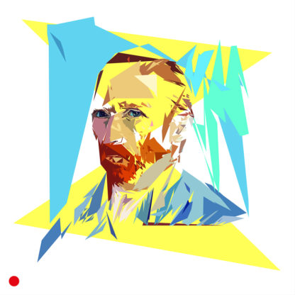 Appropriation et remake de l'auto-portrait de Van Gogh à Saint-Rémy