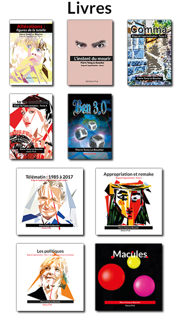 Promotion livres de Pierre Tomy le Boucher