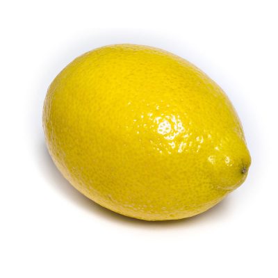 Photographie mettant en évidence la couleur jaune du citron grâce à l'éclairage ambient