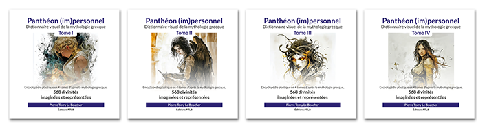 Couverture de l'encyclopédie des peintures des divinités de la mythologie grecque